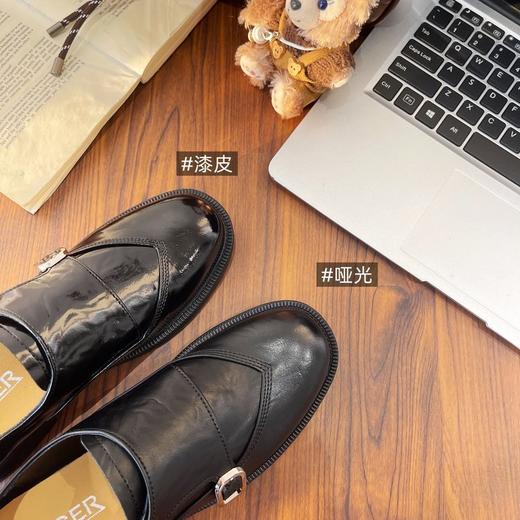 【新款英伦风乐福鞋】内里透气，四季都可穿！低跟舒适行走一天不累脚！随手搭配针织裙、西装外套、牛仔裤都好看！【KH-J】 商品图5