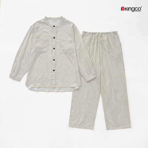 KINGCO新款家居服--双层纱   棉小方 商品图4
