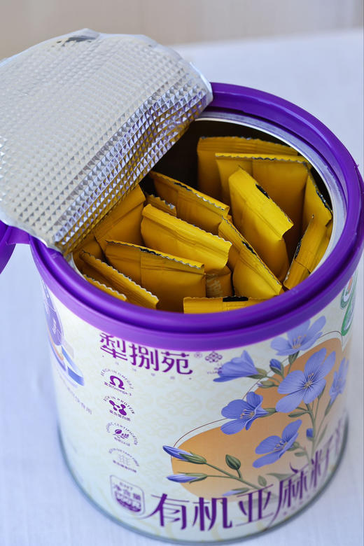 梨捌苑有机亚麻籽粉 代餐健身 加餐膳食纤维早餐健康轻食 商品图3