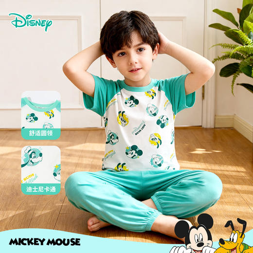 迪士尼男童家居短袖套装XD2ET025 商品图1