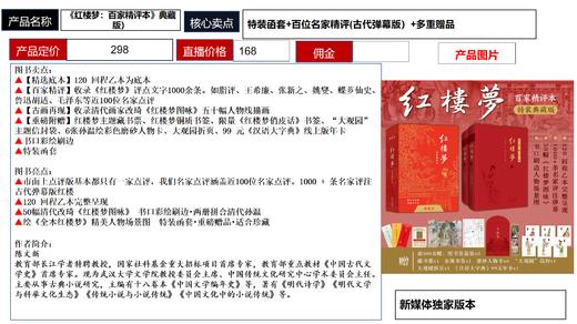 【典藏级特装刷边·专享7重好礼】《红楼梦：百家精评本》 商品图3