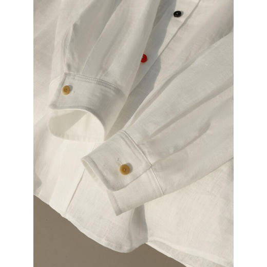 YAW8866亚麻刺绣衬衫 商品图10