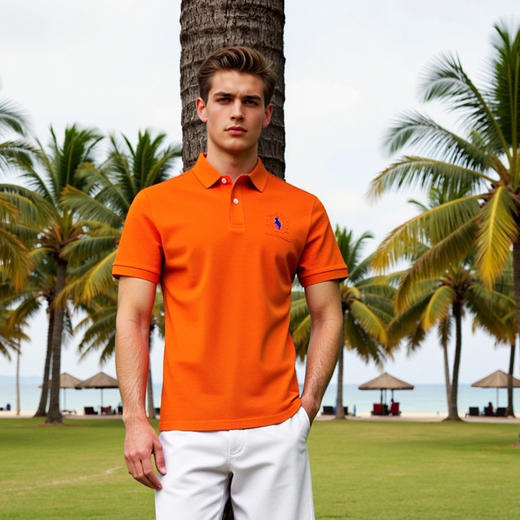 夏季经典小马标短袖polo衫含羊毛柔顺透气商务休闲T恤   XLM-CM8687148 商品图2