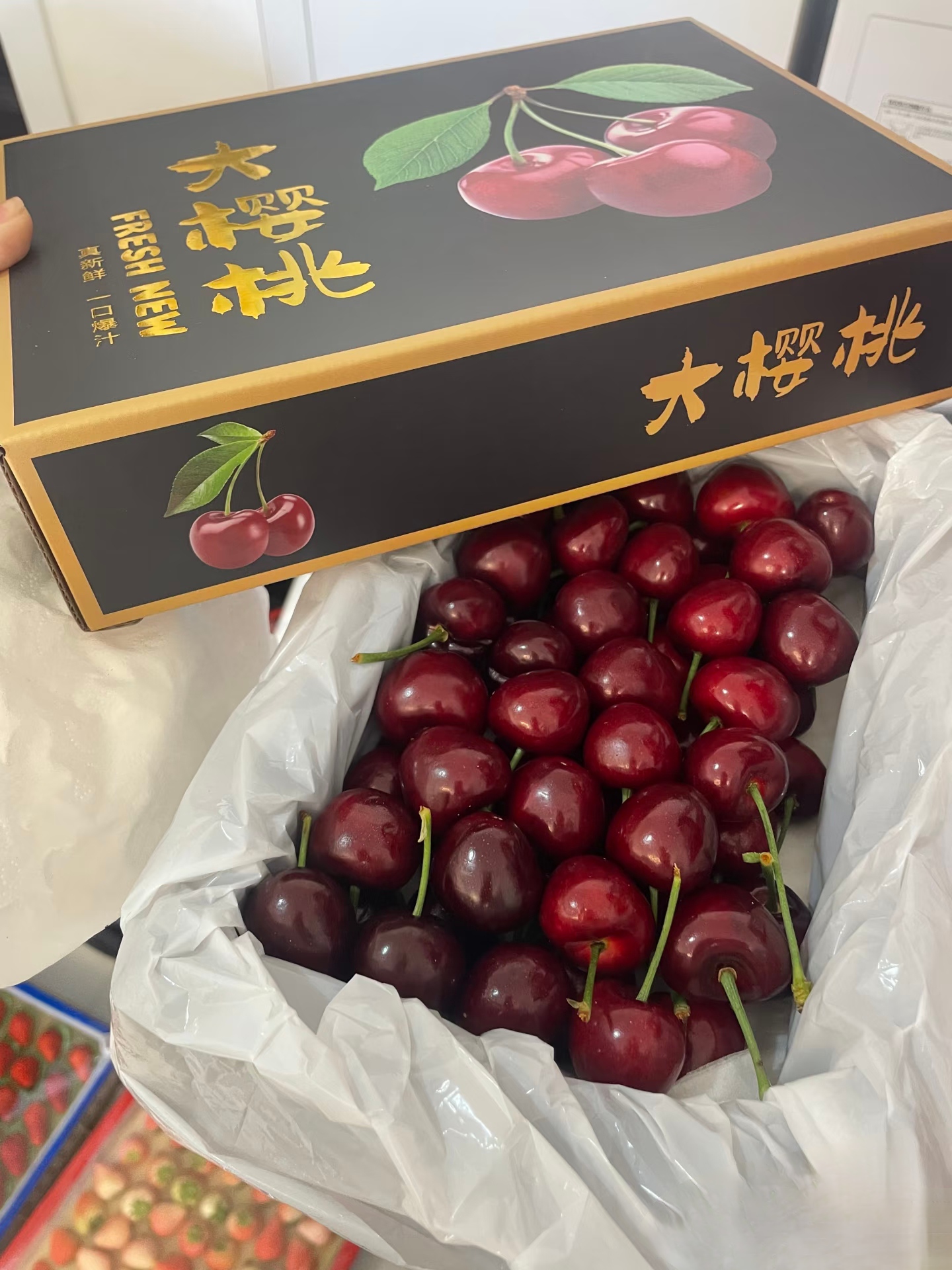 大连美早大樱桃 精选果4J 净重1.3斤左右