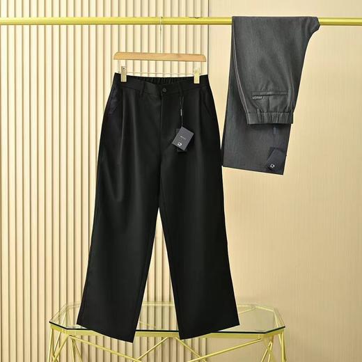 F031843春季新品男士垂感宽松低奢简约休闲直筒西裤 商品图2