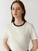 F0318113女装2026春季新款棉针织布T恤撞色圆领休闲短袖 商品缩略图10