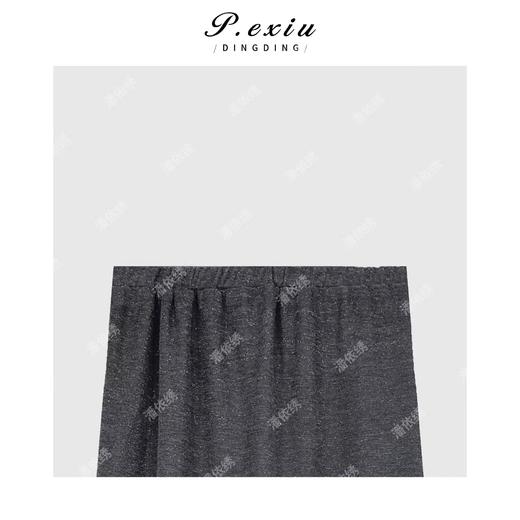 03-4潘依绣丁丁宠粉氛围感松紧腰极简风半身裙Q11630 商品图2