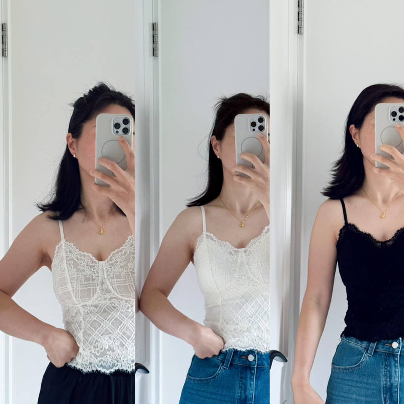 26春夏-绝美bi入！睫毛蕾丝美背/带胸垫吊带