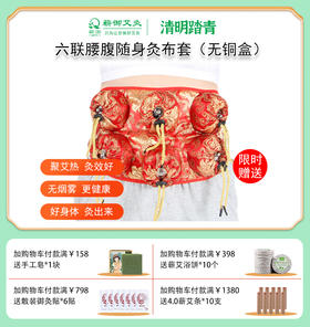 倒计时24小时丨六联腰腹随身灸布套（无铜盒  无艾柱）