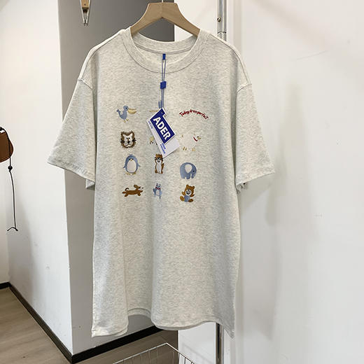 特价出！少量！ADER卡通刺绣短袖T恤~ 商品图8