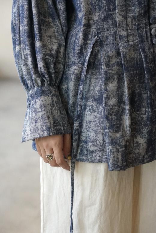 The last flower of the afternoon 细节感收腰上衣衬衫 商品图6