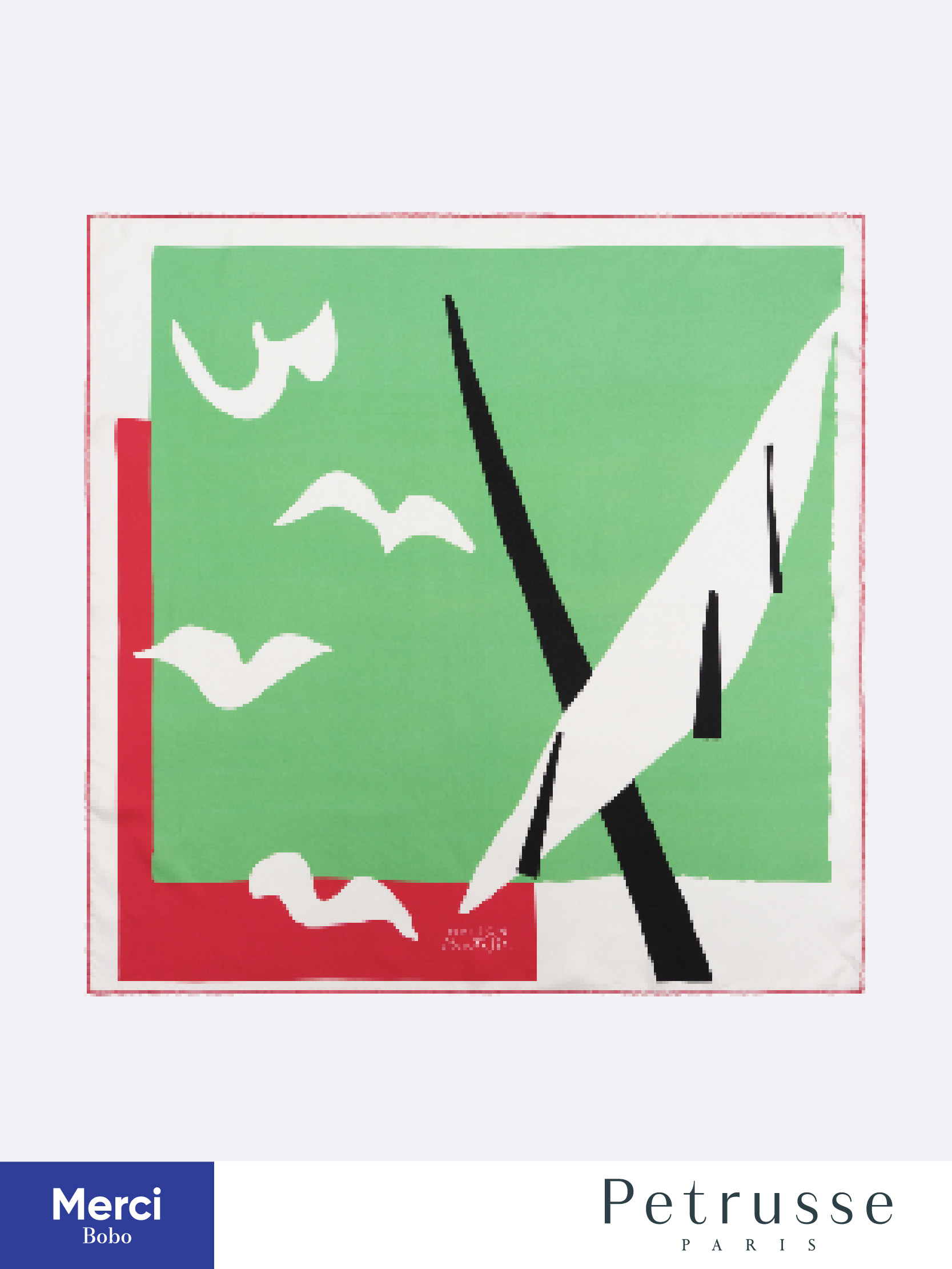 Petrusse贝图丝 Matisse 马蒂斯·夏之曲 艺术家合作款 真丝方巾