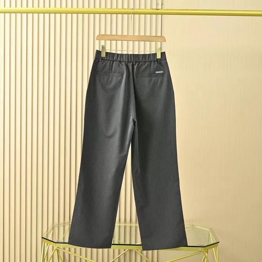 F031843春季新品男士垂感宽松低奢简约休闲直筒西裤 商品图8