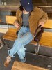 F031810翻领拉链防风设计宽松版休闲百搭复古胸前刺绣工艺外套 商品缩略图8