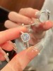 F031812没有女孩子能拒绝闪闪发亮莫桑钻小方糖戒指 商品缩略图12