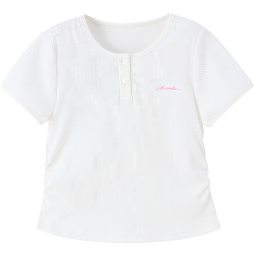 女童圆领短袖针织衫夏季新款安奈儿童装EG621670 商品图6