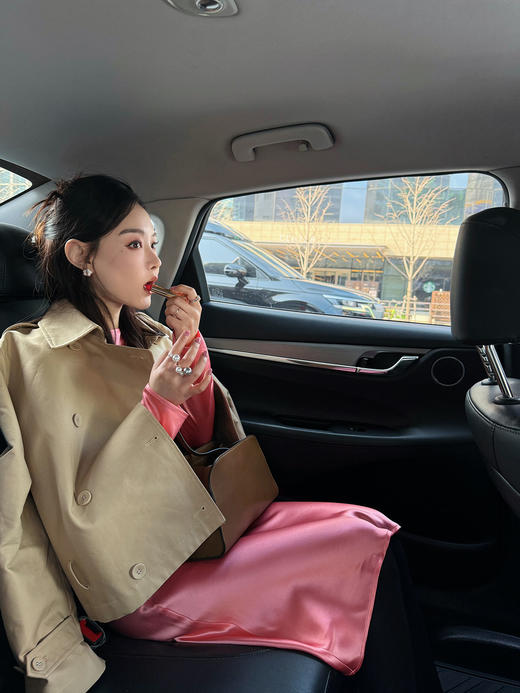 DUO智仙生 铂金风衣 早春新款低腰短风衣 商品图1