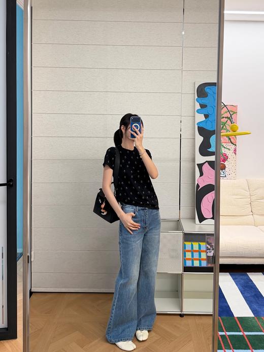 爱马仕 26Ss新款满印圆环T恤 商品图6