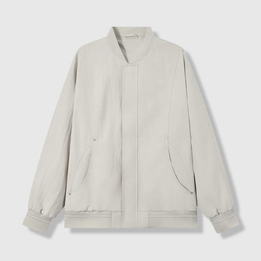 GXG男装26春季日常通勤简约棒球领舒适版型休闲百搭男式短款夹克K&C 商品图4