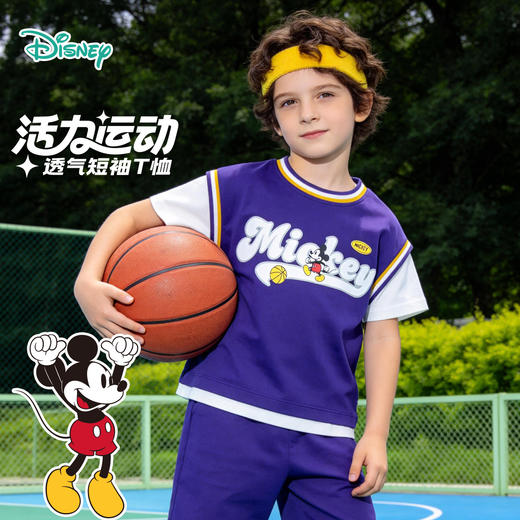 迪士尼玩转新生假两件夏日短袖T恤222DS0570 商品图5