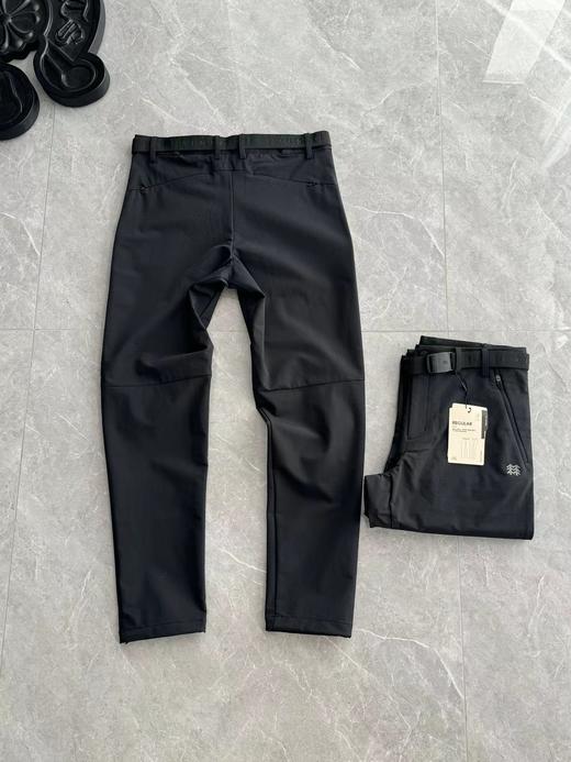 F0318108户外软壳裤修身剪裁四面弹力防泼水防风男士长裤 商品图3