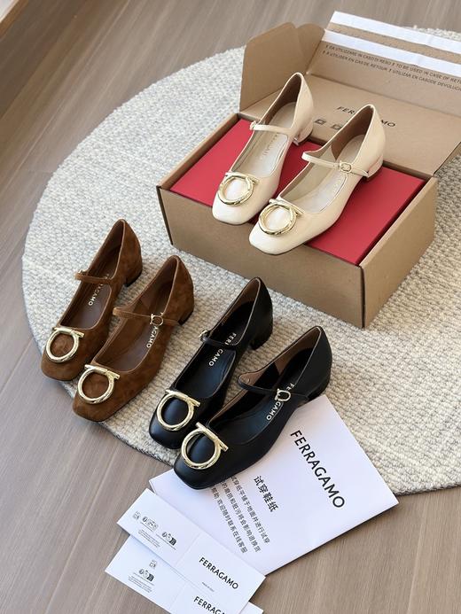 菲拉格慕 GANCINI 玛丽珍鞋 商品图0