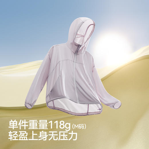 防晒外套|森马夹克女夏凉感连帽宽松分割肌理落肩抽绳松弛感上衣 商品图2