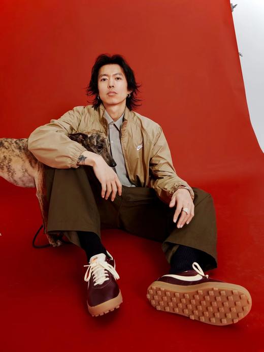 F031824男子宽松插肩防水夹克25秋季新款叠搭网眼刺绣舒适外套 商品图11