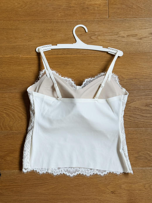 26春夏-绝美bi入！睫毛蕾丝美背/带胸垫吊带 商品图12