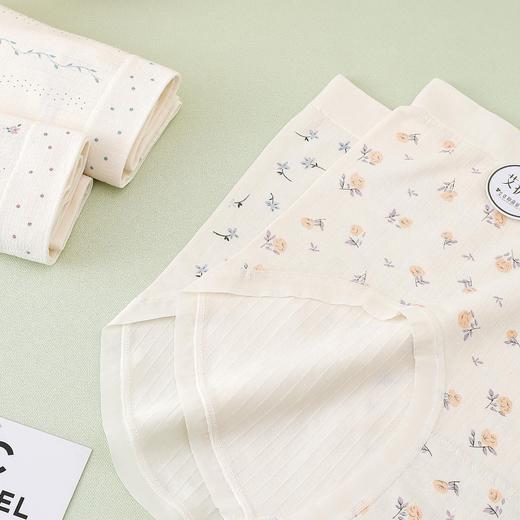 女士莫代尔棉碎花中腰包臀甜美三角裤舒适透气内裤艾护裤3325 商品图2