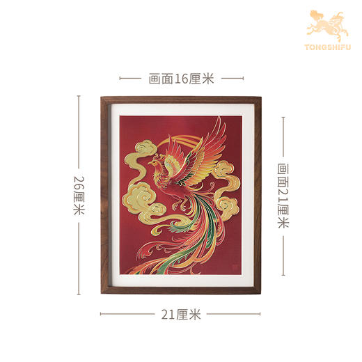 铜师傅 手工錾刻 铜雕画《福禄大吉（桌面）系列》办公室装饰画 商品图10