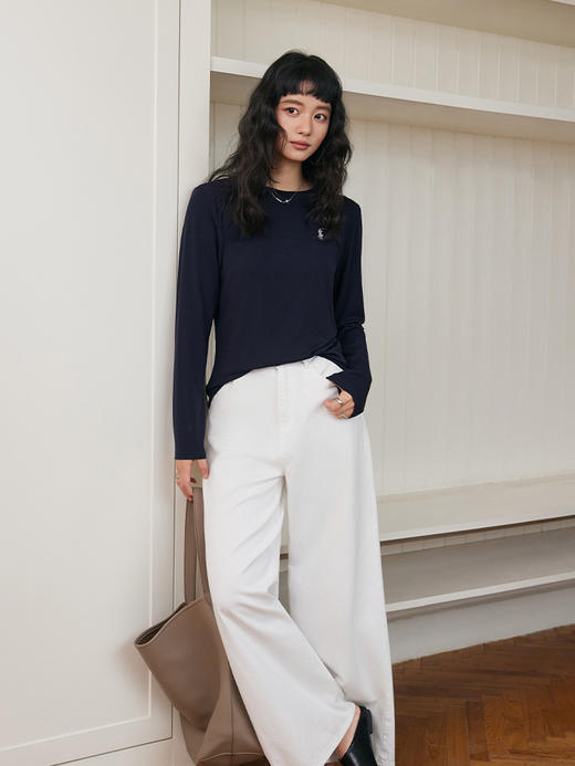 【79元两件！】天丝小马刺绣打底衫   商品图6