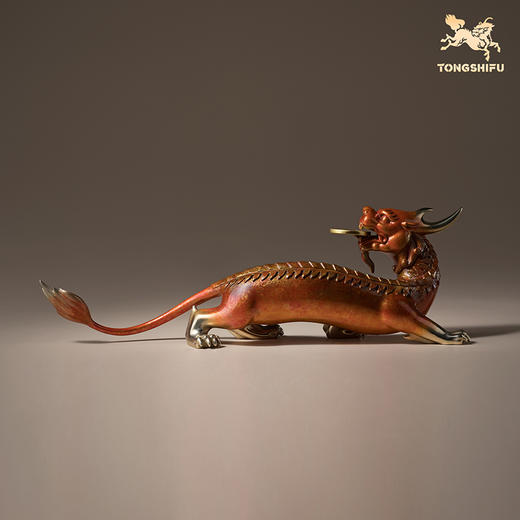 铜师傅《貔貅回首 一切都有》招财客厅铜貔貅摆件 办公室装饰品 商品图5