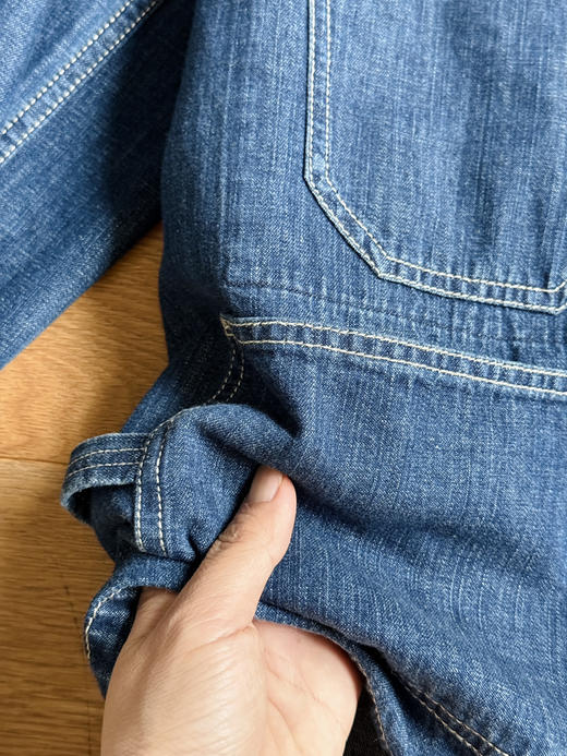 45R翻驳领多口袋水洗牛仔外套【包邮+三天无理由退换】 商品图14