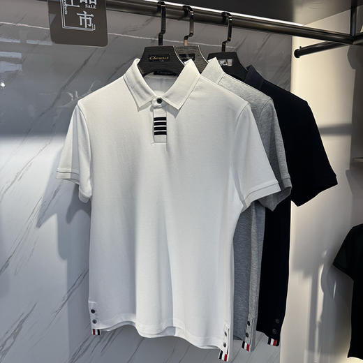 夏季新款男士短袖修身休闲polo衫薄款时尚潮流百搭上衣   XLM-CM8687156 商品图5