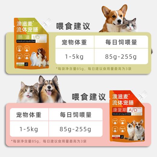 澳滋麦流体处方软包猫狗康复肠道胰腺炎低脂肾脏肠道泌尿老年 商品图4
