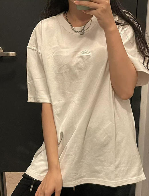 外贸工厂订单余！ 经典款 刺绣logo短袖T恤情侣款！ 商品图3