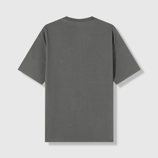 GXG男装【凉感透气】26夏季潮流字母印花宽松休闲男式圆领短袖T恤K&C 商品图2