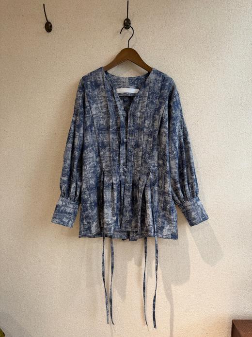 The last flower of the afternoon 细节感收腰上衣衬衫 商品图10