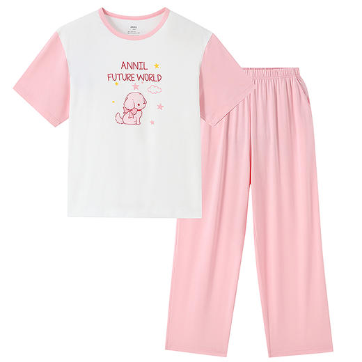 男女童家居服套装夏季新款安奈儿童装JM621786 商品图6