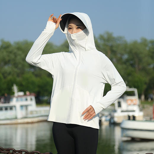 女士春夏季冰丝防晒衣，防紫外线，情侣户外皮肤新款防晒服 商品图2