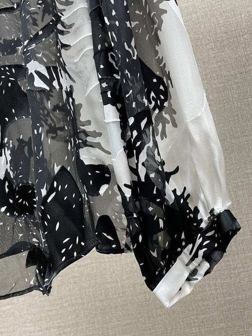刺绣印花桑蚕丝上衣 商品图3
