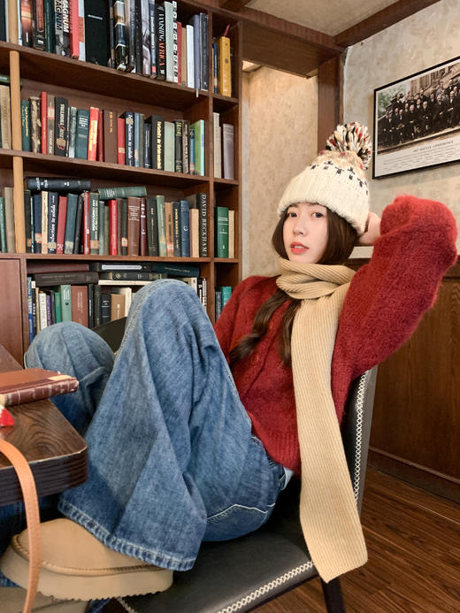 <曾小咸推荐>3.19现货秒杀 ！微信超特价！韩系短款毛衣 日常179.99 立减90 秒杀89.99！！半裙 秒杀69.99！！ 商品图12