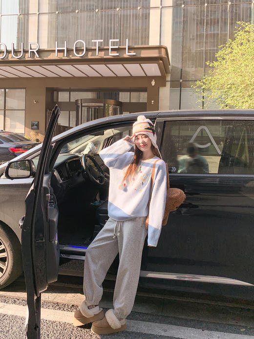 <曾小咸推荐>3.20现货秒杀 ！微信超特价！韩系字母刺绣毛衣 日常209.99 立减120 秒杀89.99！！ 商品图6