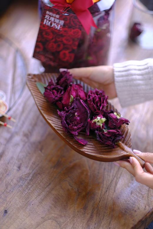 【2026春日集采】云南大理2026春墨江玫瑰，云南大理头水墨红玫瑰冻干花大蕊花茶富花青素 香味浓、花瓣厚，花朵大 商品图13