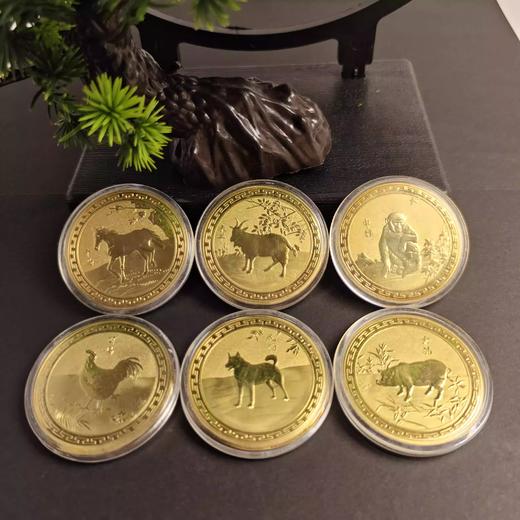 泰山文创十二生肖纪念币旅游纪念品装饰品 商品图1
