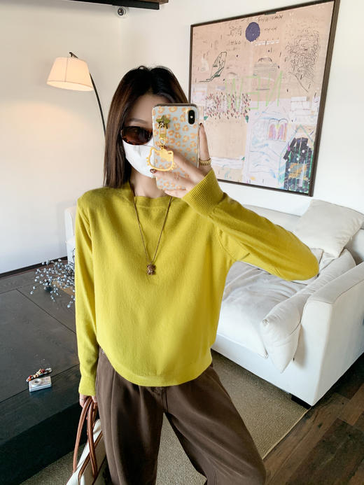 <曾小咸推荐>3.20现货秒杀 ！微信超特价！韩系3色长袖打底衫 日常119.99 立减60 秒杀59.99！！ 商品图10