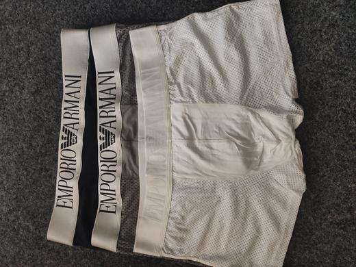 3条装EA男士网布透气舒适莫代尔四角内裤 商品图0