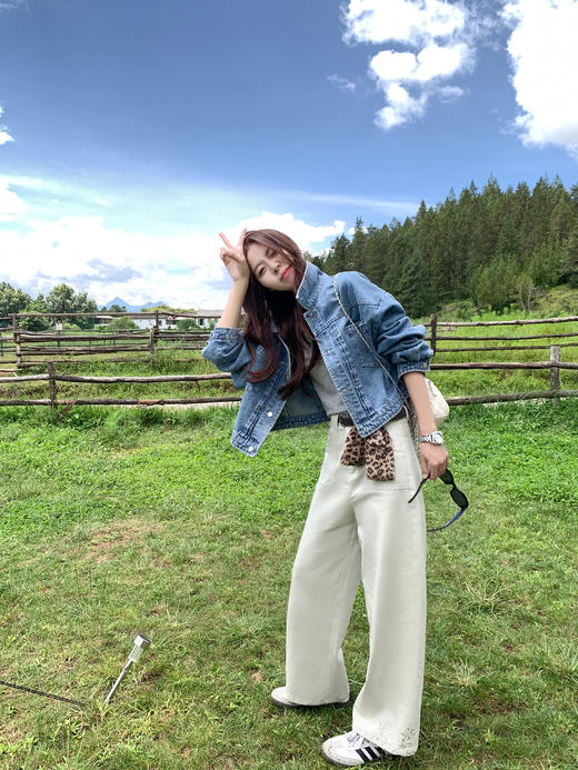 <曾小咸推荐>3.21现货秒杀 ！微信超特价！韩系2色阔腿休闲裤 日常189.99 立减100 秒杀89.99！！ 商品图13