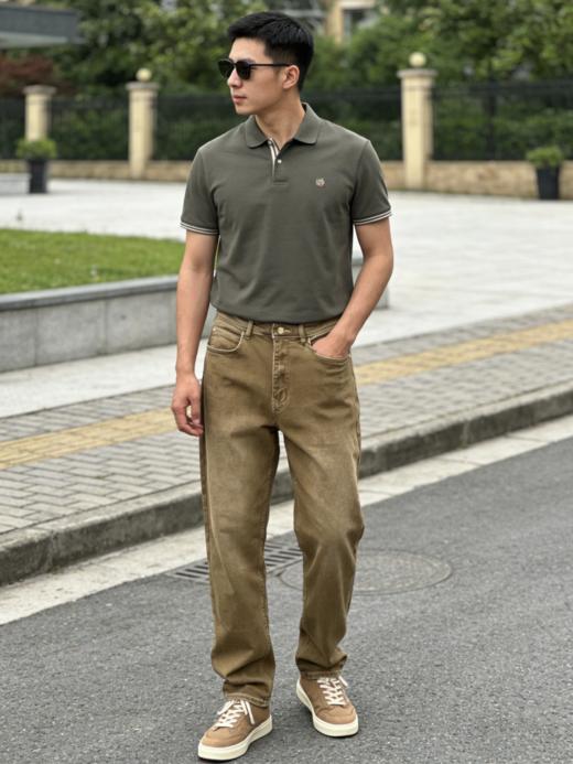 G2000男装SS26商场新款【BLACK】宽版直身牛仔裤61461526 商品图1